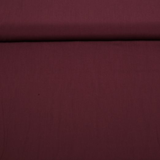 Viscose durable Ecovero™ - Unie Bordeaux