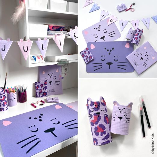 Schulkind Set - Leopard - Schnittmuster eBook