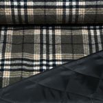 Mantelstoff - Jacquard Karo Braun Mantelstoff - Jacquard Karo Braun