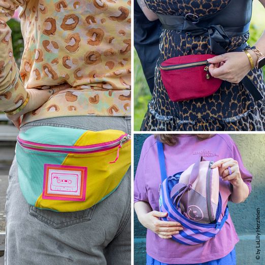 Bauchtasche - Fannypack Floribel - Schnittmuster eBook Bauchtasche - Fannypack Floribel - Schnittmuster eBook