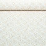 Outdoorstoff - Teflonbeschichtet Jacquard Quadrate Ecru Sand