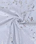 Wendepailletten - Weiß Silber Querelastisch Wendepailletten - Weiß Silber Querelastisch