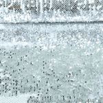 Wendepailletten - Weiß Silber Querelastisch Wendepailletten - Weiß Silber Querelastisch