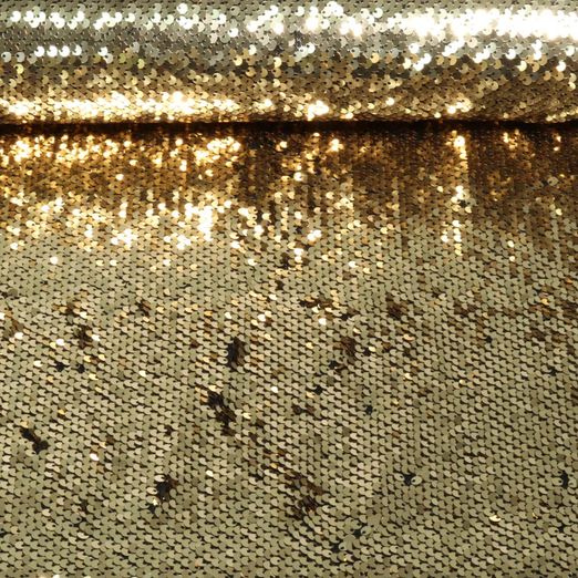 Wendepailletten - Gold Gold Querelastisch Wendepailletten - Gold Gold Querelastisch