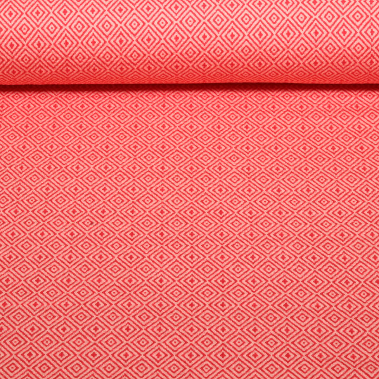 Jersey jacquard bio - HHL Southern Ease Mosaic Knit 3D Rouge-0 Jersey jacquard bio - HHL Southern Ease Mosaic Knit 3D Rouge-0
