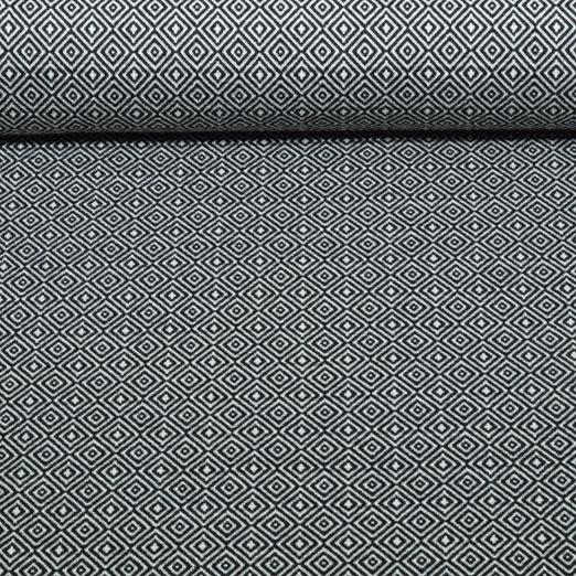 Jersey jacquard bio - HHL Southern Ease Mosaic Knit 3D Noir