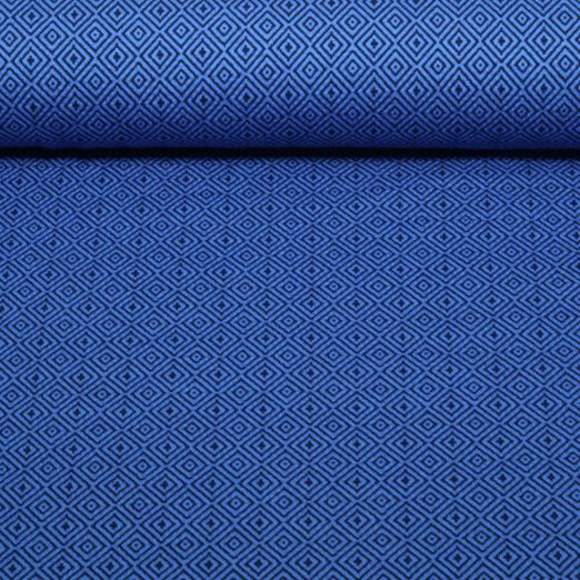Jersey jacquard bio - HHL Southern Ease Mosaic Knit 3D Bleu Jersey jacquard bio - HHL Southern Ease Mosaic Knit 3D Bleu