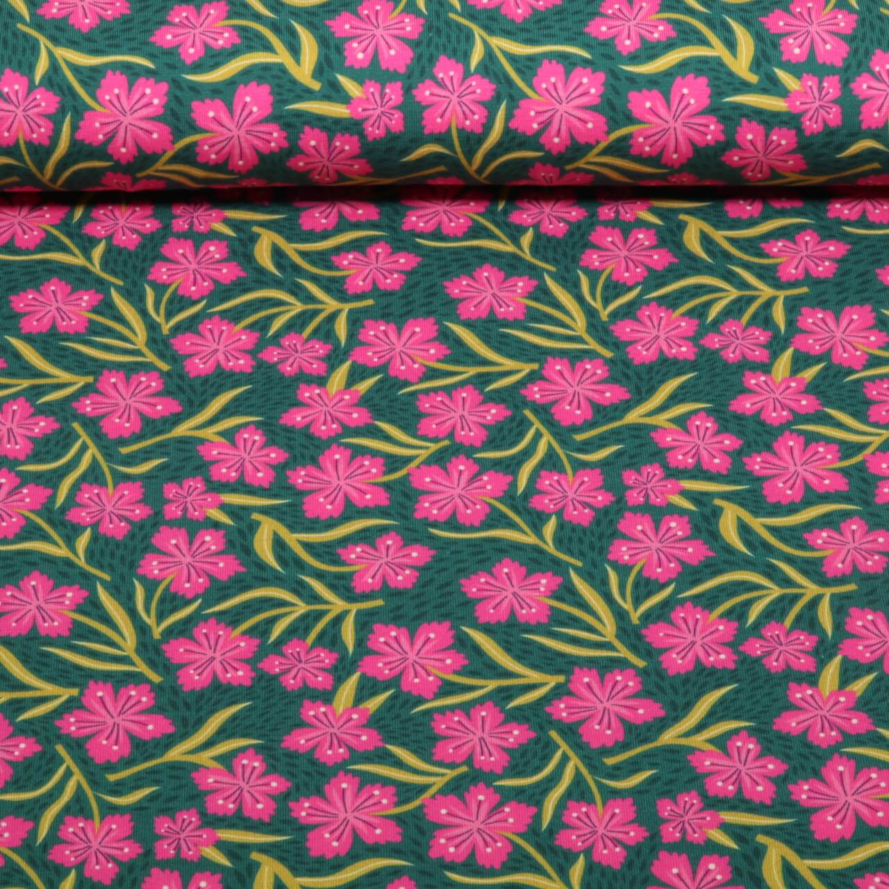 Bio Jersey - HHL Southern Ease Bloom Drift Grün-0 Bio Jersey - HHL Southern Ease Bloom Drift Grün-0