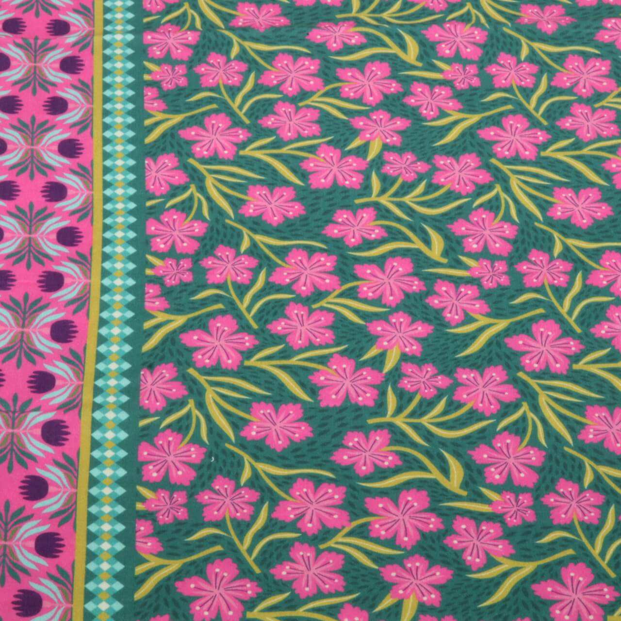 Bio Musselin Glatt - HHL Southern Ease Bloom Drift Grün-1 Bio Musselin Glatt - HHL Southern Ease Bloom Drift Grün-1