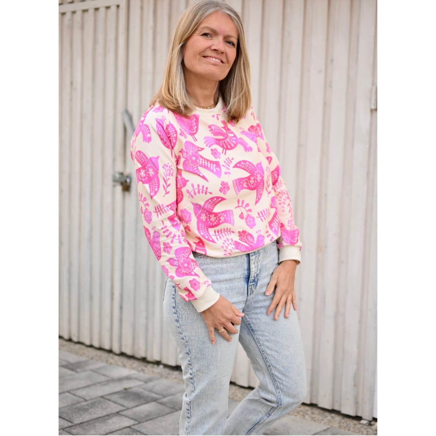 Bio Sommersweat - HHL Southern Ease Wild Chorus Beige Pink-2 Bio Sommersweat - HHL Southern Ease Wild Chorus Beige Pink-2