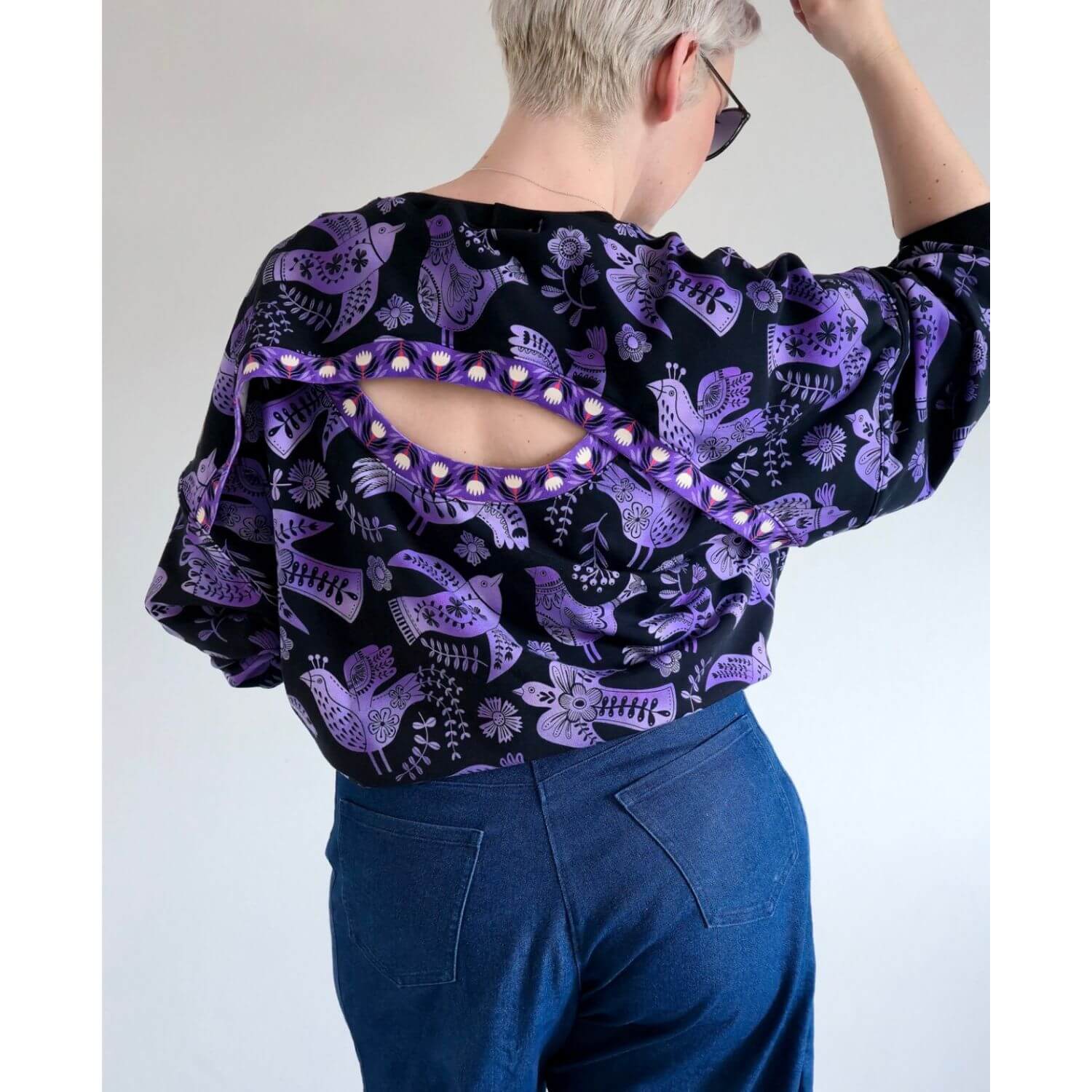 Bio Sommersweat - HHL Southern Ease Wild Chorus Schwarz Lila-3 Bio Sommersweat - HHL Southern Ease Wild Chorus Schwarz Lila-3