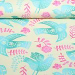 Bio Canvas - HHL Southern Ease Wild Chorus Beige Türkis Bio Canvas - HHL Southern Ease Wild Chorus Beige Türkis
