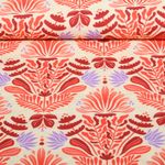 Bio Musselin Glatt - HHL Southern Ease Sunlit Botanica Beige Rot Bio Musselin Glatt - HHL Southern Ease Sunlit Botanica Beige Rot