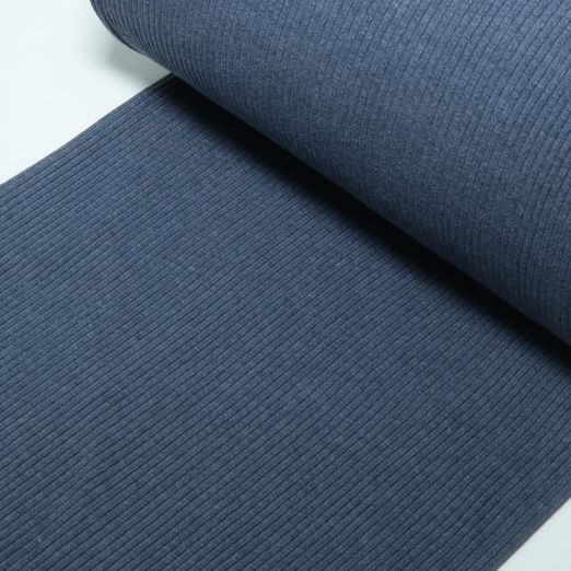 Strickbündchen - Heavy Uni Jeans Melange Strickbündchen - Heavy Uni Jeans Melange