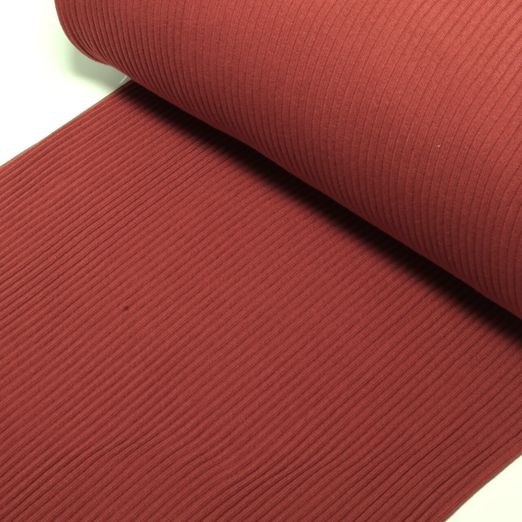 Strickbündchen - Heavy Uni Rostrot Strickbündchen - Heavy Uni Rostrot