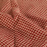 Baumwoll-Webware - Rauten Rot