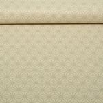 Baumwoll-Webware - Geometrie Beige Olivgrün Baumwoll-Webware - Geometrie Beige Olivgrün