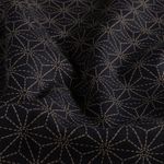 Baumwoll-Webware - Geometrie Marineblau Beige Baumwoll-Webware - Geometrie Marineblau Beige