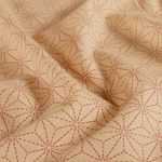 Baumwoll-Webware - Geometrie Beige Rot Baumwoll-Webware - Geometrie Beige Rot
