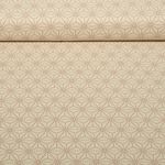 Baumwoll-Webware - Geometrie Beige Rot Baumwoll-Webware - Geometrie Beige Rot