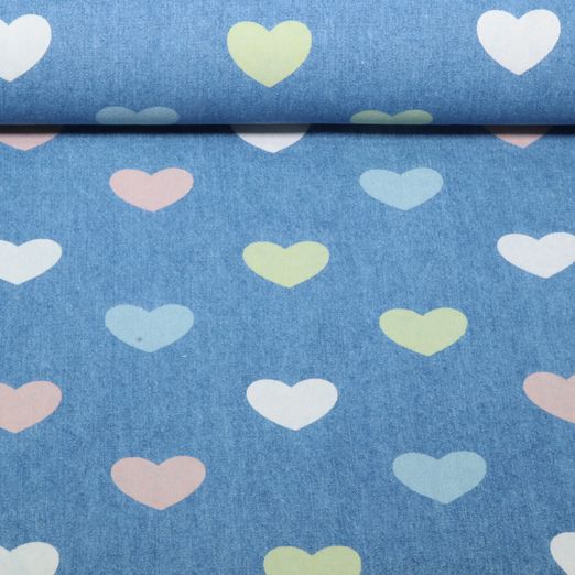 Hosenjeans - Herzen Hellblau Hosenjeans - Herzen Hellblau