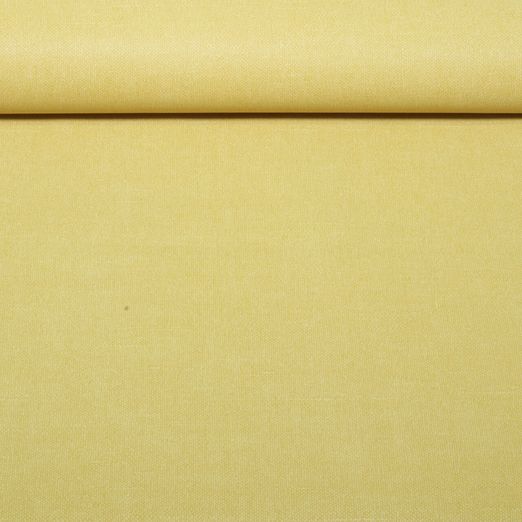 Toile cirée - PVC aspect lin, uni jaune ocre