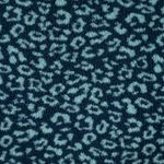 Teddyfleece - Jacquard Leo Blau Türkis Teddyfleece - Jacquard Leo Blau Türkis
