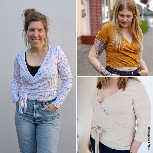 WickelShirt - Rhea Ladys - Schnittmuster eBook