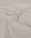 Jersey - A righe bianco-beige, tinto in filo