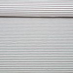 Jersey - Rayures blanches et marron, teint dans la masse Jersey - Rayures blanches et marron, teint dans la masse