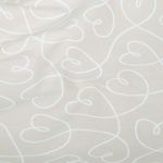 Canvas, belagd – hjärtan, naturbeige Canvas, belagd – hjärtan, naturbeige