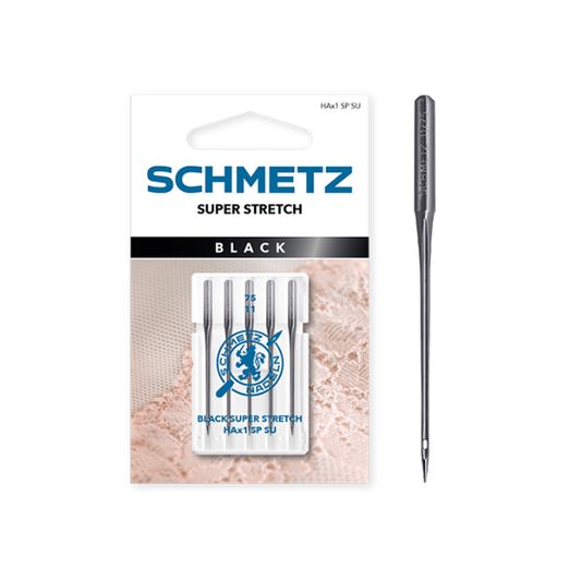 Schmetz Black Super Stretch aiguilles pour machine à coudre Schmetz Black Super Stretch aiguilles pour machine à coudre