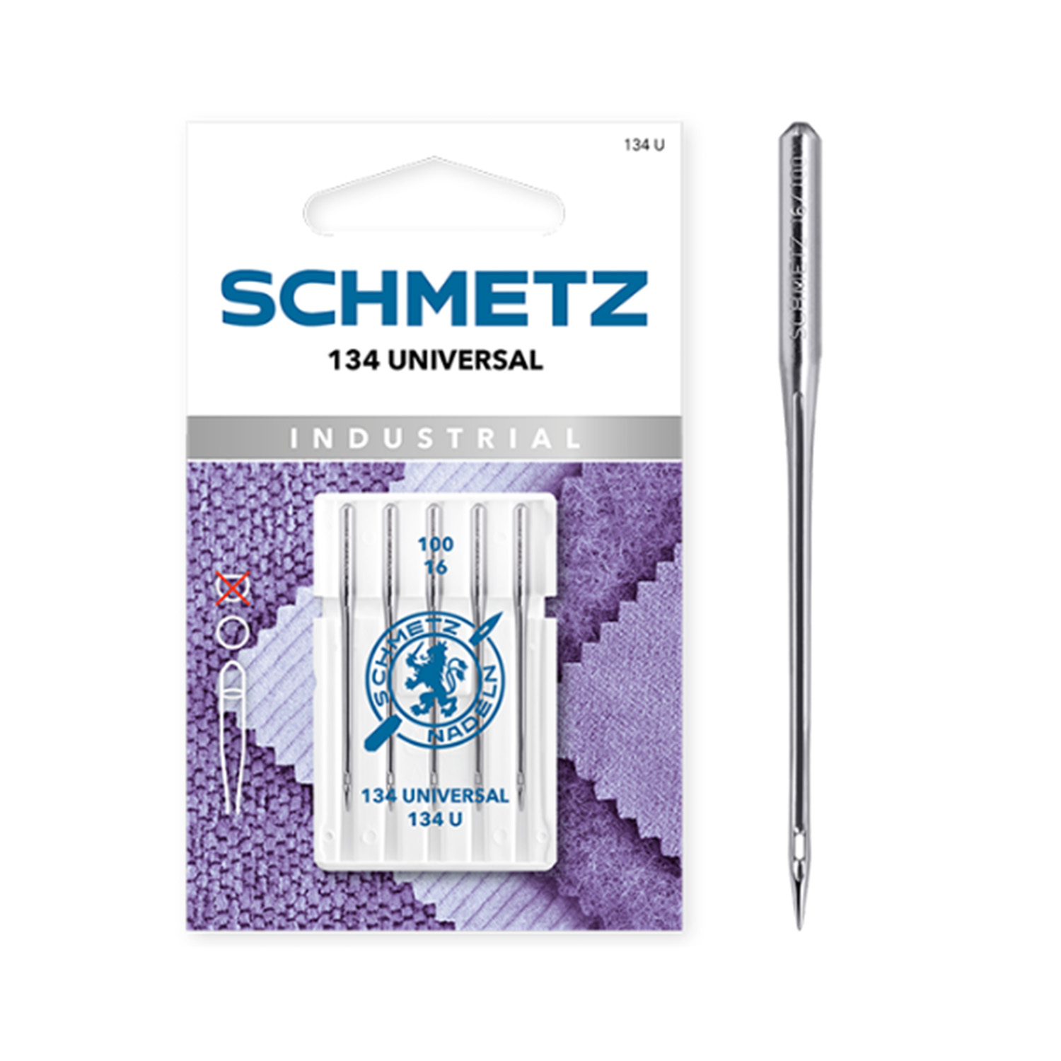 SCHMETZ 134 Universal-Nähmaschinennadeln für Schnellnäher-2 SCHMETZ 134 Universal-Nähmaschinennadeln für Schnellnäher-2