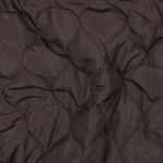 Tissu matelassé pour veste - Marron, rembourré, double face