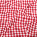 Coton durable – Carreaux rouges Coton durable – Carreaux rouges