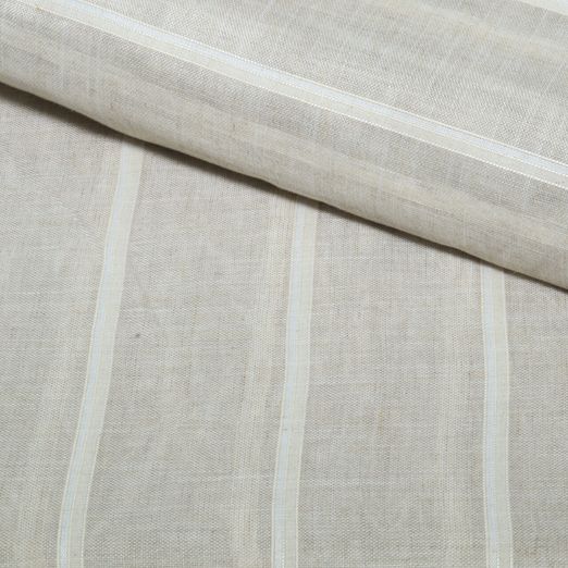 Tissu pour rideaux durable Esna - Rayures extra-larges 310 cm, uni Naturel Tissu pour rideaux durable Esna - Rayures extra-larges 310 cm, uni Naturel