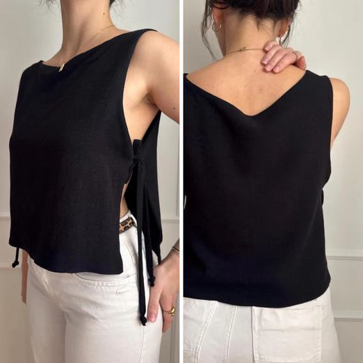 Bluse mit Bindeband - Lola - Schnittmuster eBook