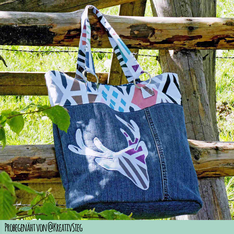 Tragetasche - Hirsch - Schnittmuster eBook-7 Tragetasche - Hirsch - Schnittmuster eBook-7