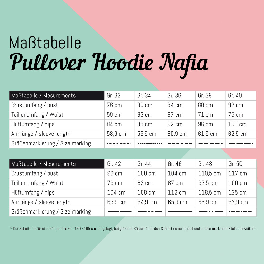 Pullover Hoodie - Nafia + Nafi Set - Schnittmuster eBook-2 Pullover Hoodie - Nafia + Nafi Set - Schnittmuster eBook-2