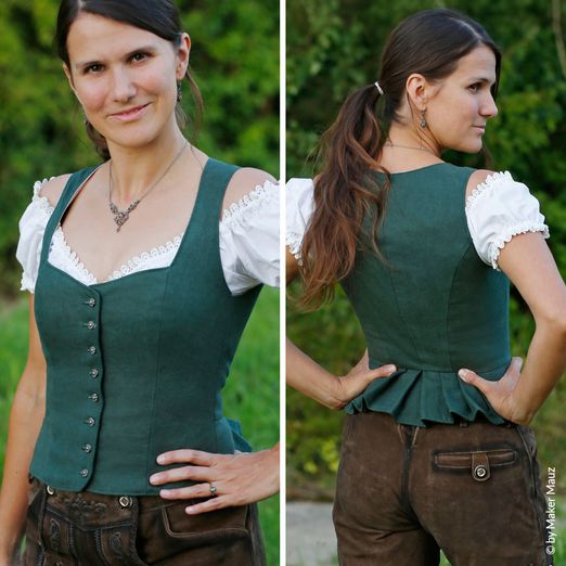 Trachtenmieder - Dirndlbluse Susal - Schnittmuster eBook