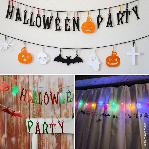Plotterdatei – Halloween Girlande - eBook