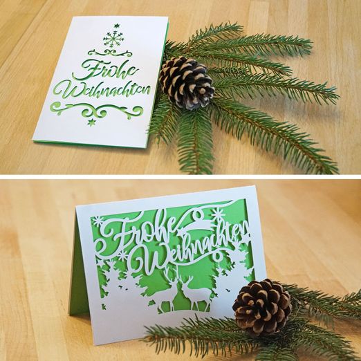 Plotterdatei – Weihnachtskarte - eBook