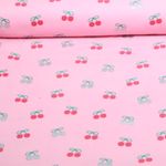 Babycord - Kirschen Rosa Babycord - Kirschen Rosa