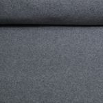 Bio Baumwoll-Fleece Holger - Uni Dunkelgrau Melange Bio Baumwoll-Fleece Holger - Uni Dunkelgrau Melange