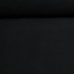 Bio Baumwoll-Fleece Holger - Uni Schwarz Bio Baumwoll-Fleece Holger - Uni Schwarz