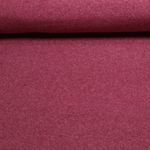 Bio Baumwoll-Fleece Holger - Uni Burgunderrot Bio Baumwoll-Fleece Holger - Uni Burgunderrot