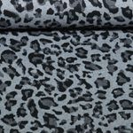 Jersey Romanit - Jacquard léopard gris Jersey Romanit - Jacquard léopard gris