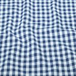 Tessuto di cotone – A quadri blu marino