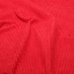 Velluto a righe larghe – Rosso pomodoro