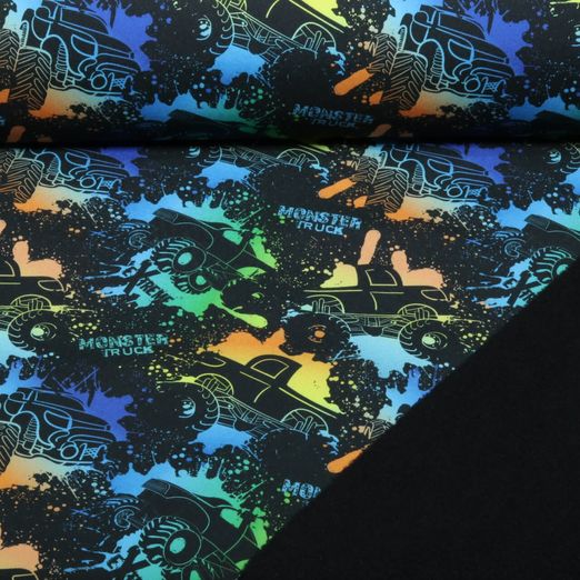 Softshell - Digital Trucks Schwarz Multicolor